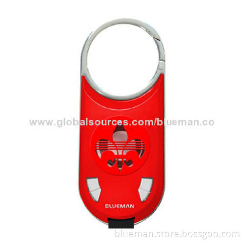 Bluetooth Keychain Speaker with Handsfree Phone Function, 3W x 1 Output Power